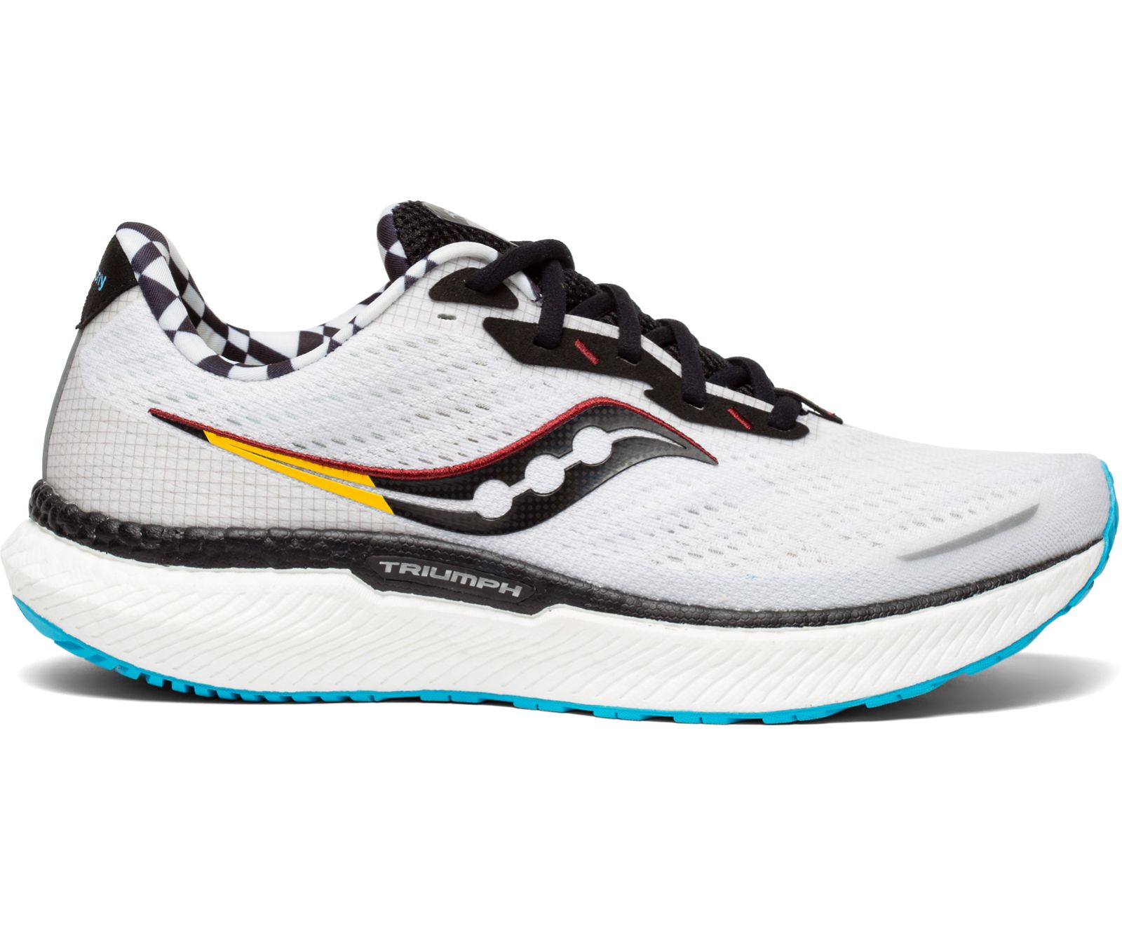 Tenis Para Correr Saucony Triumph 19 Hombre Blancos Negros | México 562HAPK